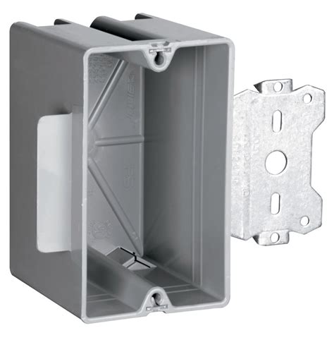 can plastic electrical boxes be used on steel studs|mounting electrical box between studs.